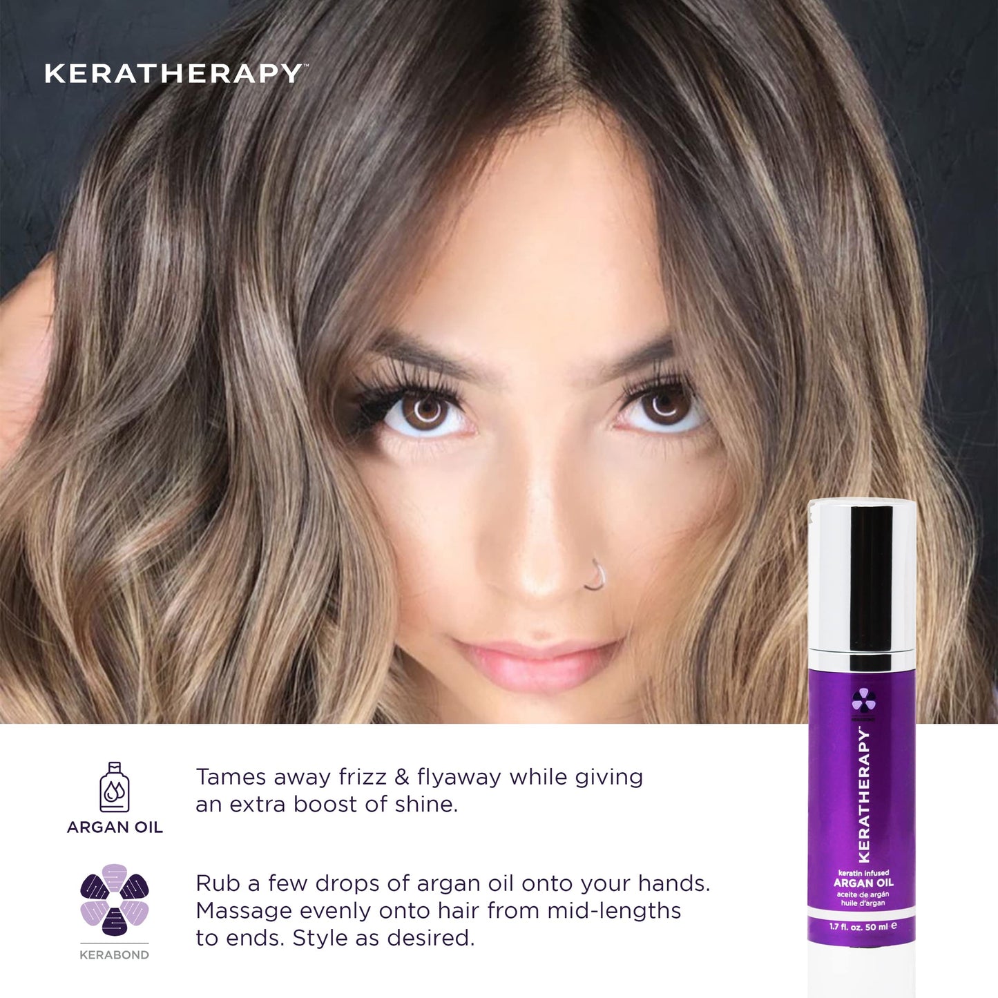 KERATHERAPY Keratin Infused Rapid Rescue Shining Shine Spray for Thermal Hair Protection, 4.2 fl. oz., 125 ml - Hair Breakage Repair Spray with Coffee Extract, Sunflower, Macadamia Oil, & Pearl Powder