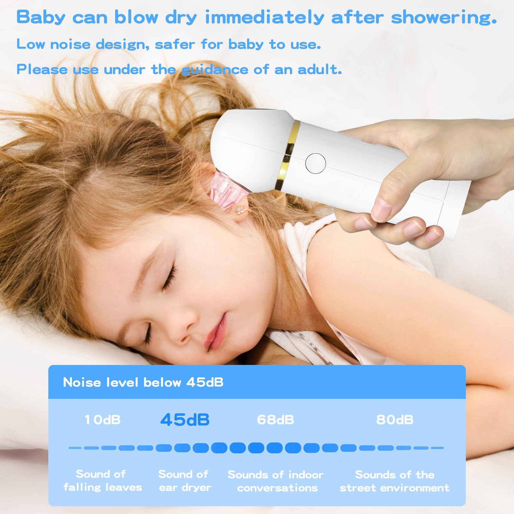 TopQuaFocus Ear Dryer for Adults Kids, Electronic Inner Ear Fluid Removal Tool, Red Light Air Circulation Design - 2min Quick Drying Eardrum, Ideal for Swimmers’ to Dry The Air of Ears