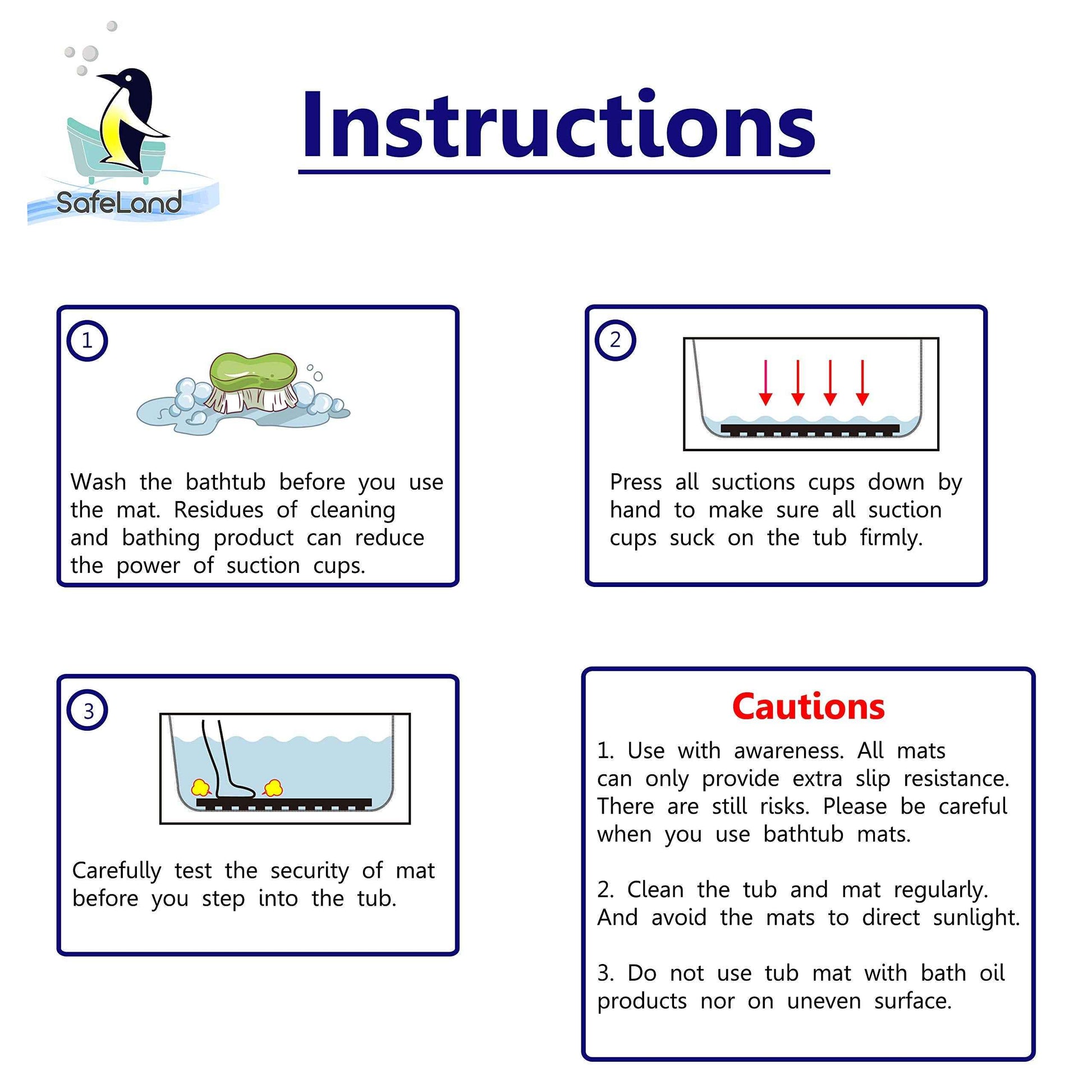 SafeLand Patented Non-Slip Bath Headrest, Pillow, Eco-Friendly, Non-PVC, Color Combo, Machine Washable, Comfortable, Soft, with Powerful Gripping Suction Cups, 13x8.5x1.4 Inch, Wave