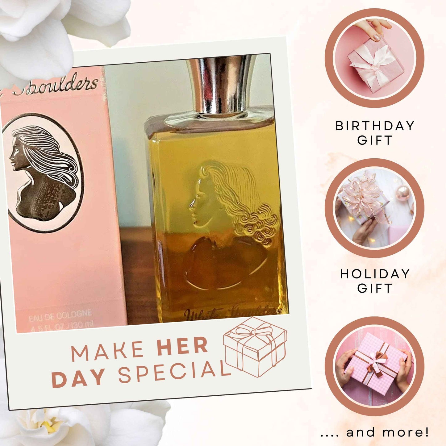 White Shoulders By Evyan For Women. Eau De Cologne 4.5 oz