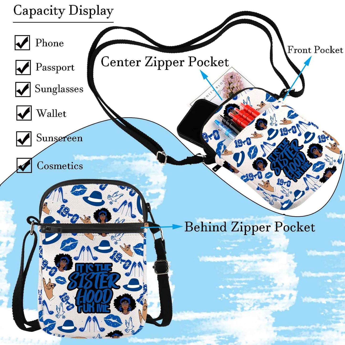 WCGXKO Sorority Gift Messenger Bag (FOR ME 20 CR)