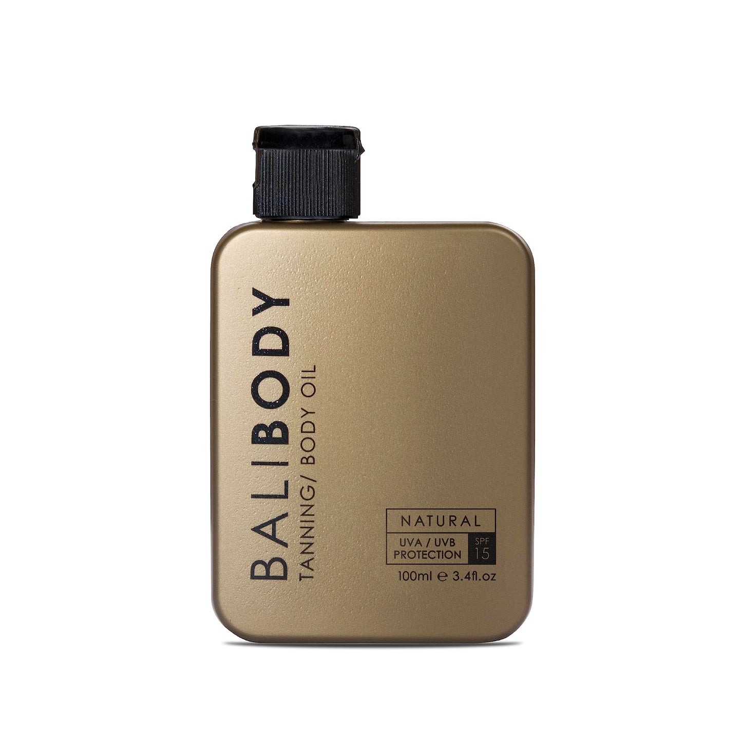 Bali Body Natural Tanning and Body Oil - SPF 15 | UVA/UVB Sun Protection, Indoor/Outdoor Daily Body Oil, Moisturizes & Hydrates All Skin Types | Vegan, Cruelty-Free. Australian Made (100 ml/3.4 fl oz)