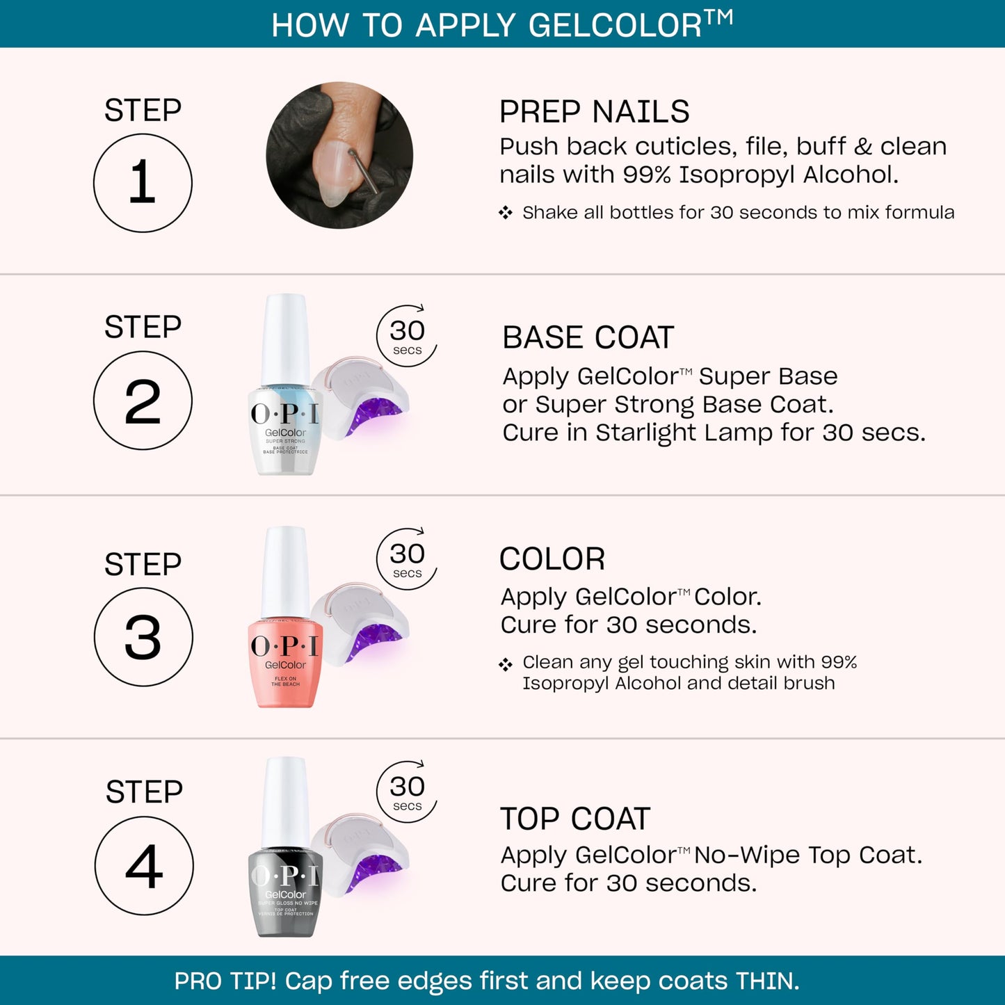 OPI GelColor Bubble Bath | Sheer Nude Pink Crème LED Cure Gel Nail Polish | Salon-Quality Shine, Long-Lasting Wear | Vegan & HEMA Free | 0.5 Fl Oz