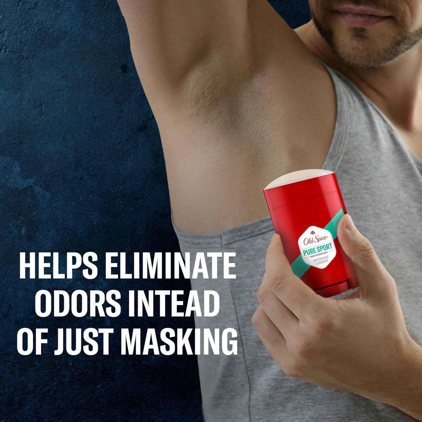 Old Spice Aluminum Free Antiperspirant Deodorant For Men, High Endurance, 24/7 Sweat Defense & Odor Protection, 24/7 Freshness & Lasting Scent, Pure Sport Scent, 0.5 oz (Pack of 24)