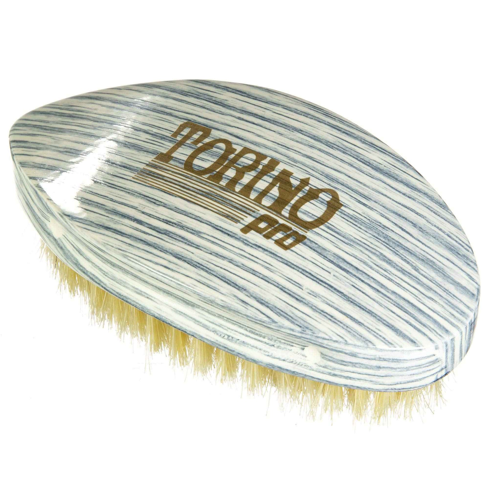 Torino Pro Wave Brushes by Brush king #69- Medium Pointy Curve Palm 360 Waves Brush