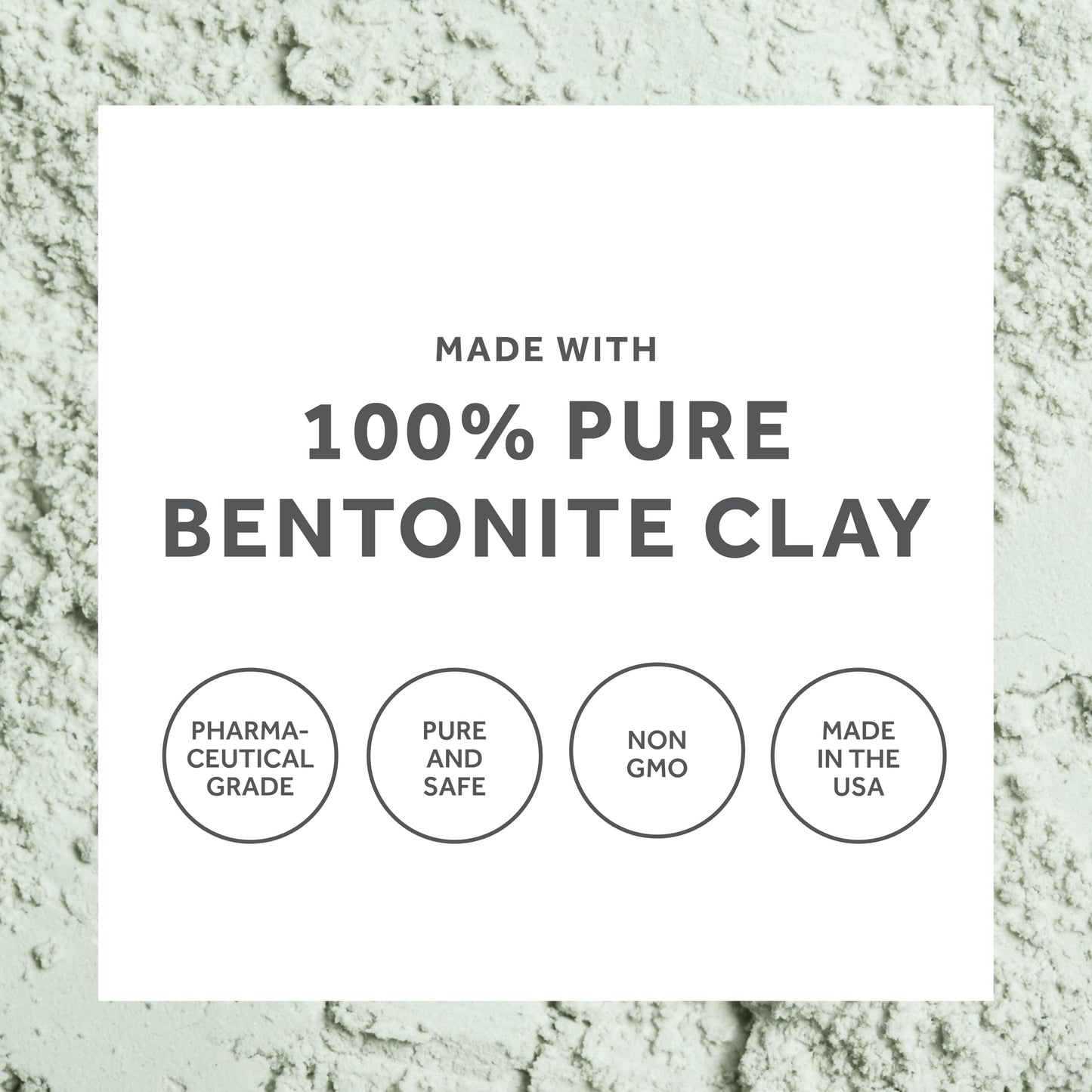 FOSSIL POWER Calcium Bentonite Clay Food Grade Powder 1lb - Natural, Edible Clay | Use in Toothpaste & More | Heavy Metal Detox & Cleansing | Hair & Facial Mask | Indian Healing Clay Powder