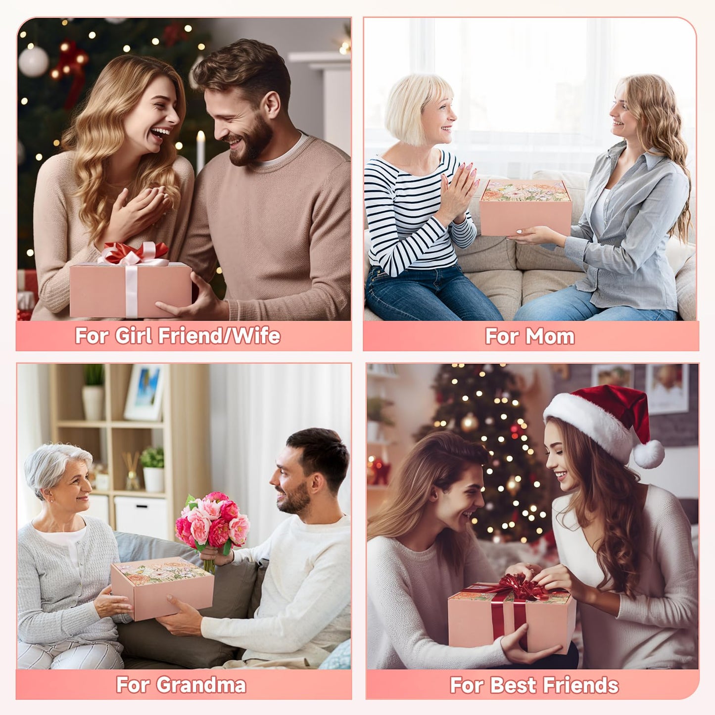 Gifts for Women, Mother's Day Gifts for Mom Grandma Sister Wife Best Friend,Self Care Spa Relaxing Gift Baskets for Her, Get Well Soon Christmas Birthday Presents for Women Who Have Everything