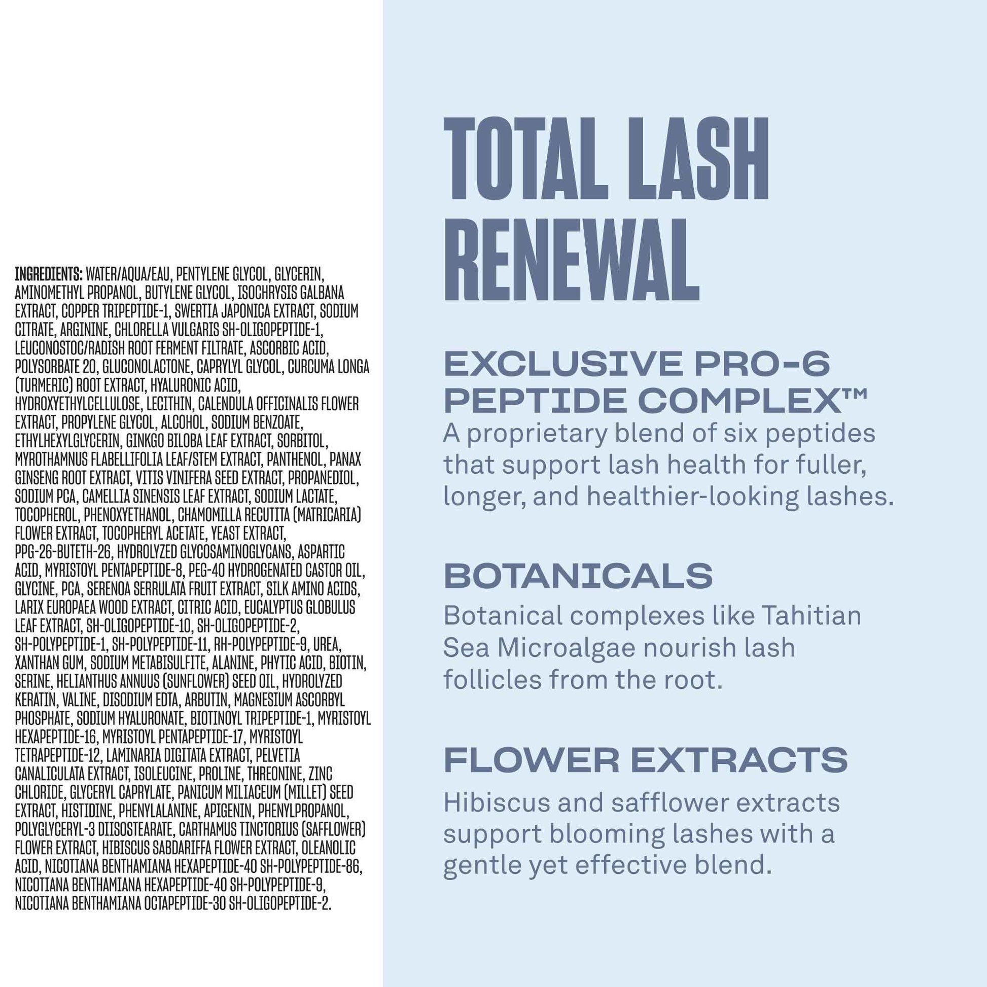 BABE ORIGINAL Renewing Lash Serum – Peptide-Infused Eyelash Serum for Fuller, Longer-Looking Natural Lashes, Lash Enhancing Treatment with Nourishing Botanicals, Cruelty-Free & Gentle, 6mL