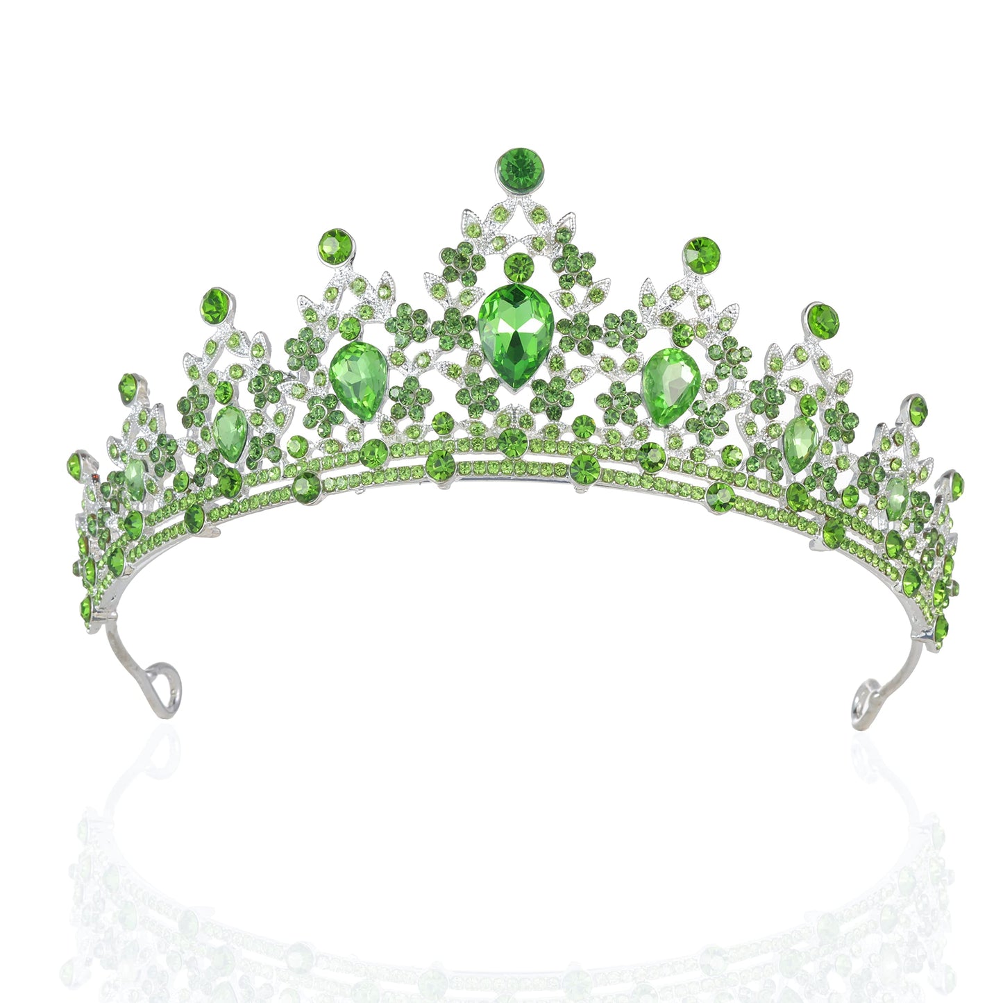 Kamirola -St. Patrick's Day Queen Crown and Tiaras Princess Crown for Women Crystal Headbands for Bridal, Princess for Wedding and Party