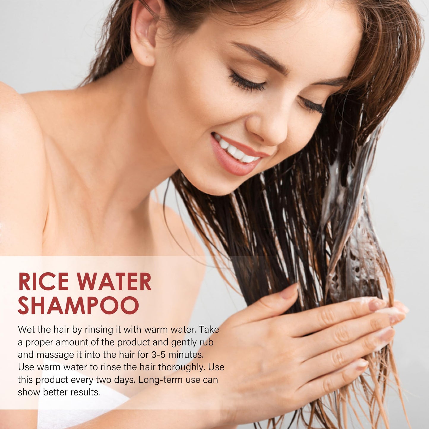 Hair Growth Shampoo for Men and Women:Advanced Rice Water Shampoo - Promotes Strength, Health, and Thicker Hair | Natural Formula with Biotin for Thinning Hair and Hair Loss