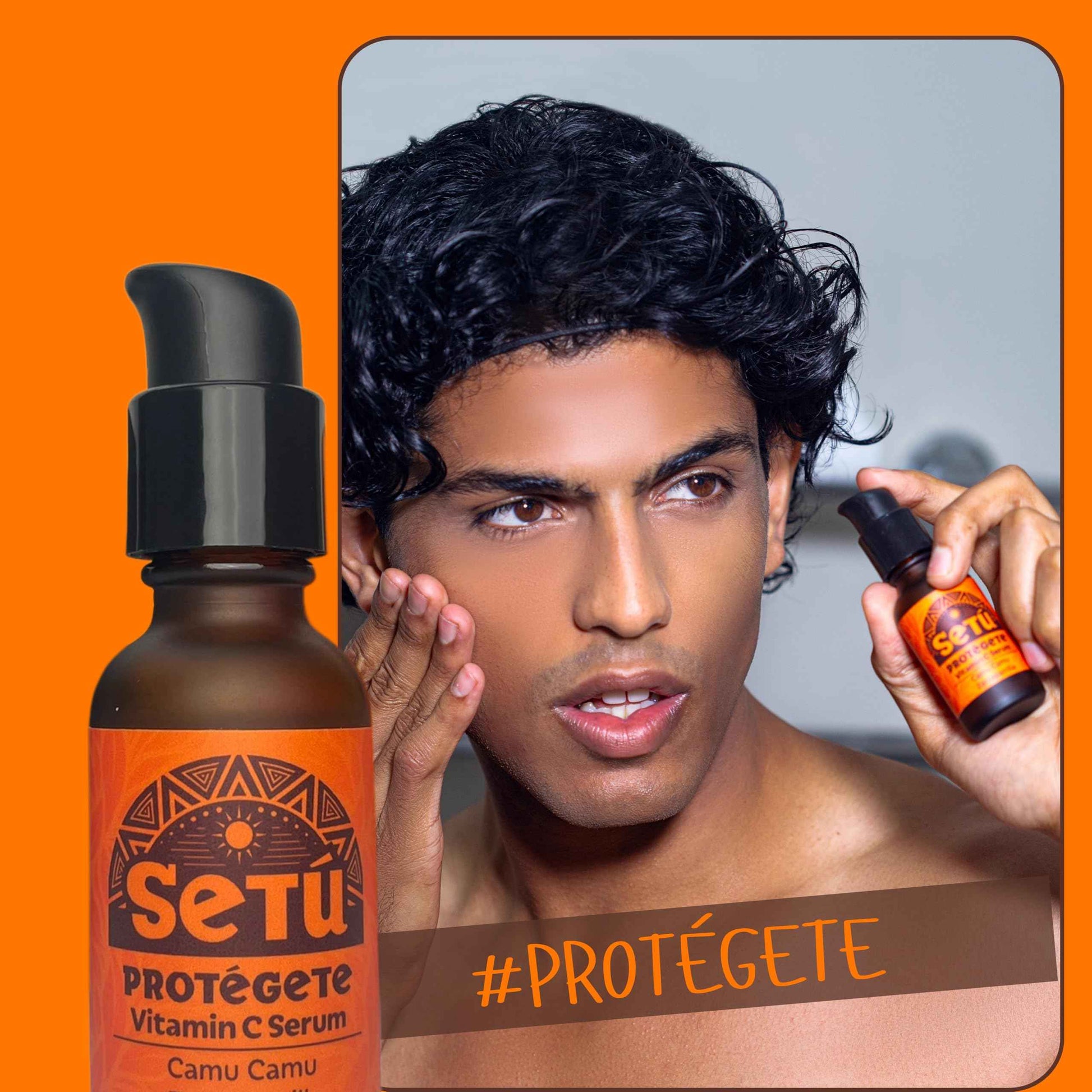 Setú Vitamin C Serum for Men | Brightening Serum with Camu Camu & Zarzaparrilla | Helps Provide Antioxidants for Younger-Looking Skin | Revitalizing & Fast-Absorbing | 1 fl. oz | 30 ml