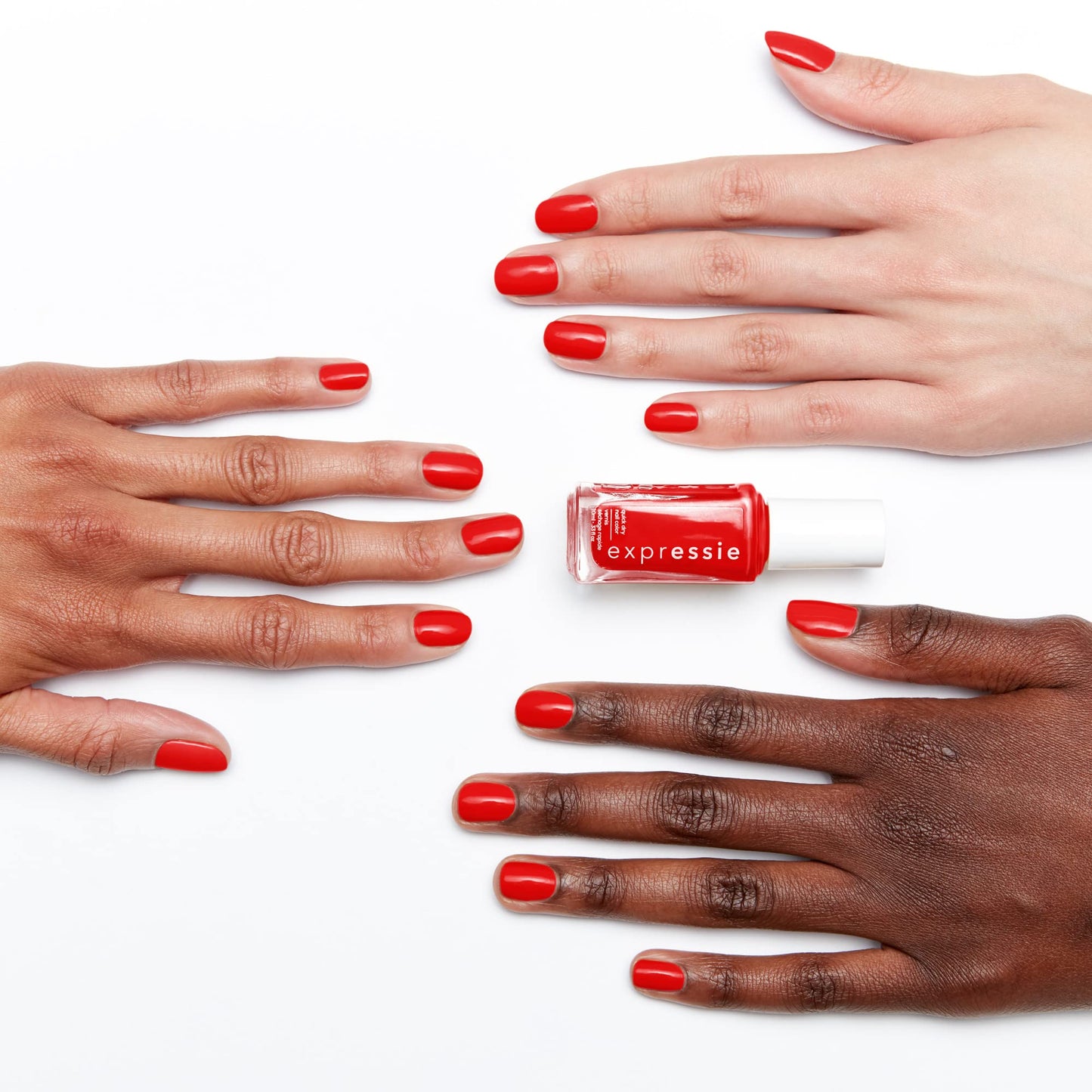 essie Nail Polish, Expressie Quick-Dry Nail Color, Vegan, Word On The Street, Red, Send A Message, 0.33 fl oz