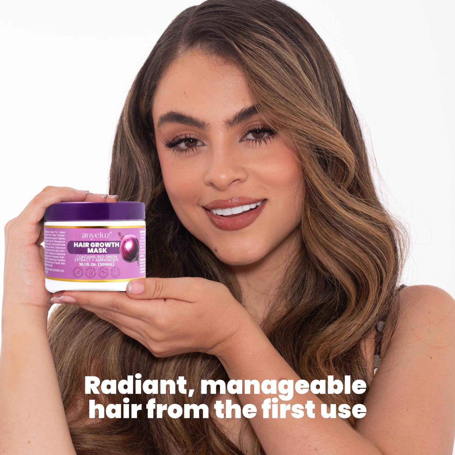 ANYELUZ Onion Hair Mask and Repair Therapy – Hydration, Strengthening, and Color Protection for Healthier Hair