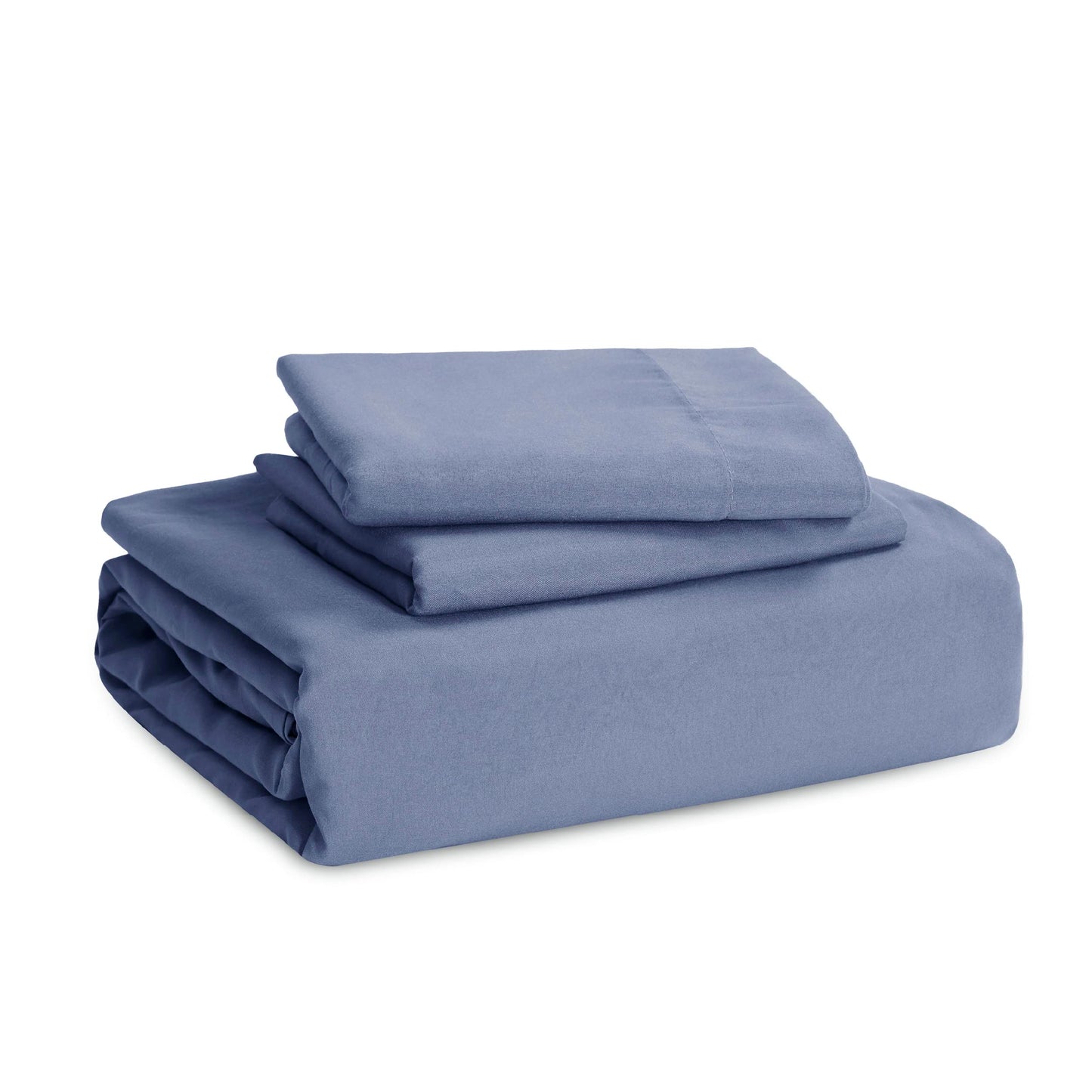 Bedsure Slate Blue Twin Duvet Cover Set - Soft Prewashed Duvet Cover Twin Size, 2 Pieces, 1 Duvet Cover 68x90 Inches with Zipper Closure and 1 Pillow Sham, Comforter Not Included