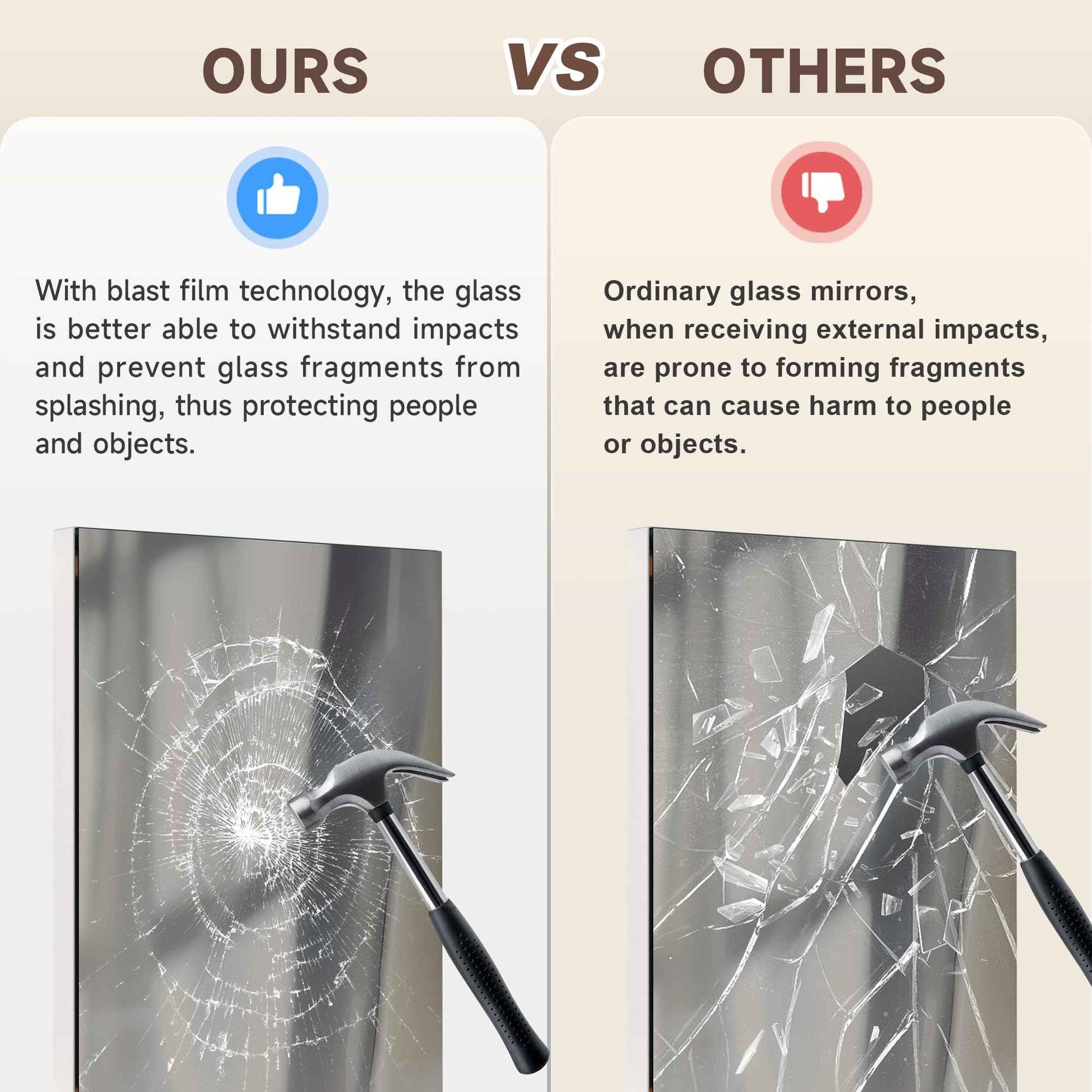 MINISO Vanity Mirror with Lights, 11.4" x 13.8" LED Makeup Mirror, Light & Brightness Adjustment, Smart Sensor, Aluminum Alloy Metal White Frame, with 5X Magnifying Glass