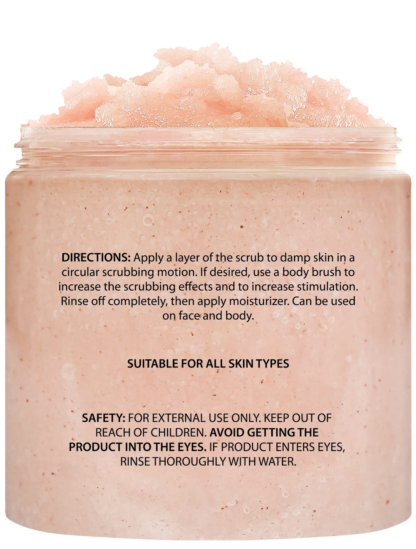 Brooklyn Botany Himalayan Salt & Stem Cell Body Scrub - Moisturizing and Exfoliating Body, Face, Hand, Foot Scrub - Fights Stretch Marks, Fine Lines, Wrinkles - Great Gifts for Women & Men - 10 oz