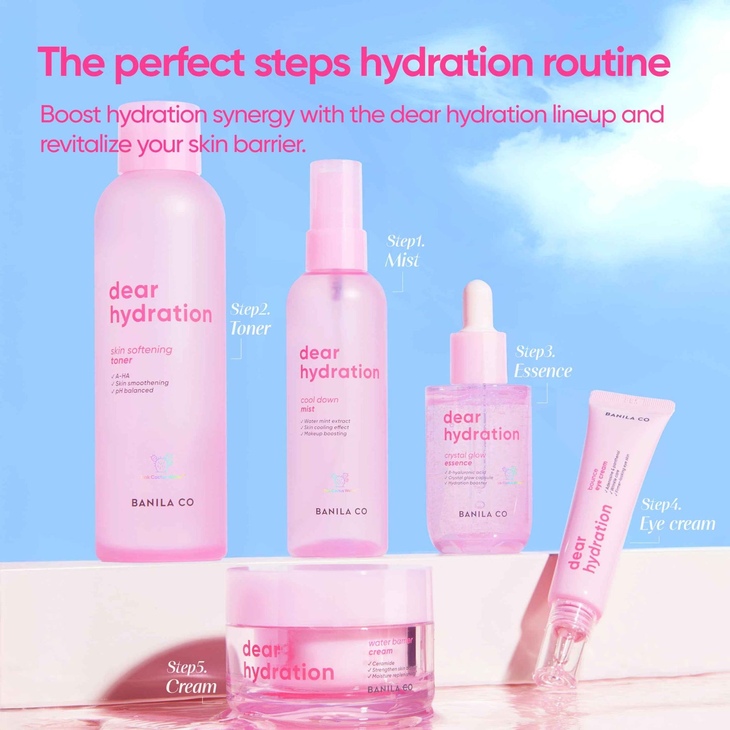 BANILA CO Dear Hydration Bounce Eye Cream | Hydrating & Nourishing Eye Serum for Undereyes | Reduce Dark Circles and Puffiness with Panthenol (20ml / 0.67 fl oz)