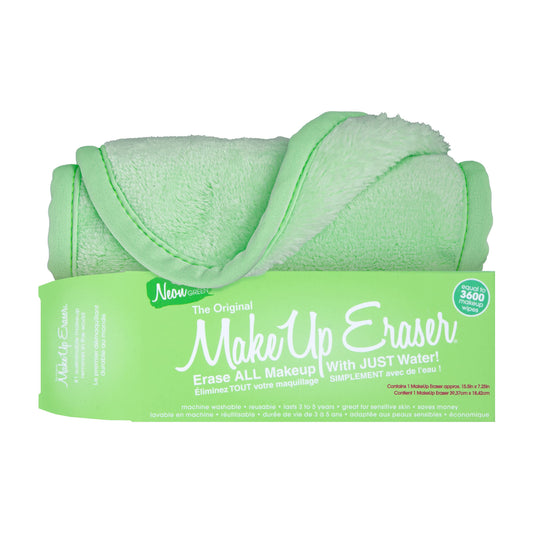 MakeUp Eraser, Erase All Makeup With Just Water, Including Waterproof Mascara, Eyeliner, Foundation, Lipstick and More (Neon Green)