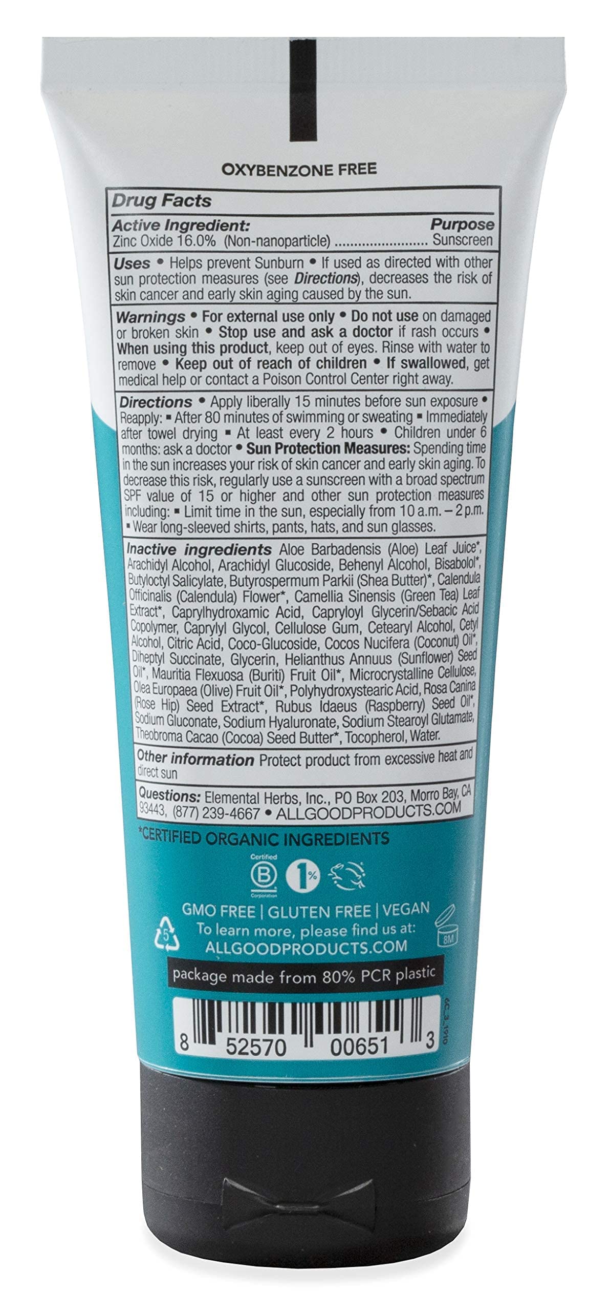 All Good Sport Mineral Face & Body Sunscreen - UVA/UVB Broad Spectrum, Water Resistant, Coral Reef Friendly, Gluten-Free - SPF 50 Butter Stick & SPF 30 Lotion