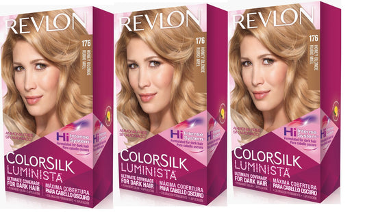 Revlon Colorsilk Luminista Haircolor, Honey Blonde, 3 Count