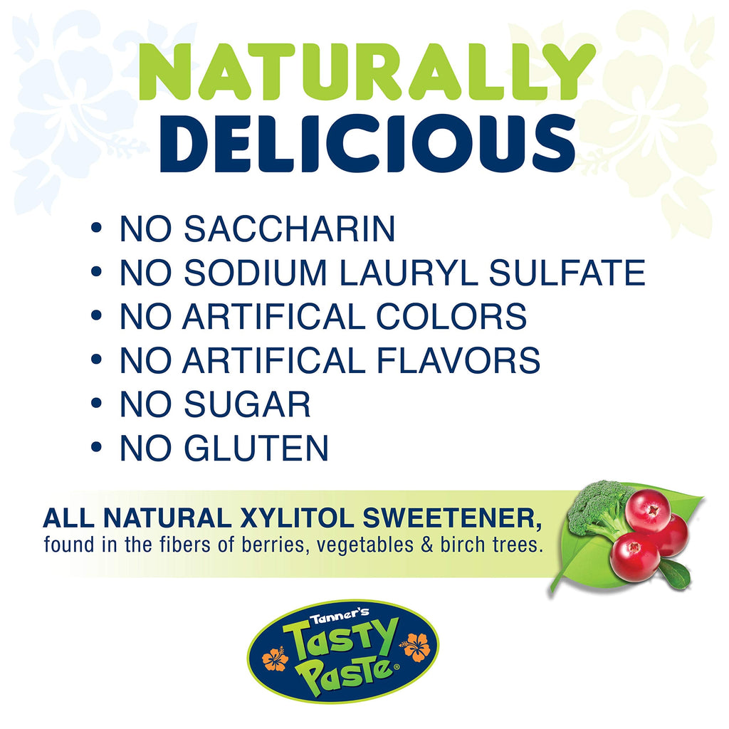 Tanner's Tasty Paste Ooh La La Orange - Anticavity Fluoride Children’s Toothpaste/Great Tasting, Safe, and Effective Vanilla Flavored Toothpaste for Kids (4.2 oz.)
