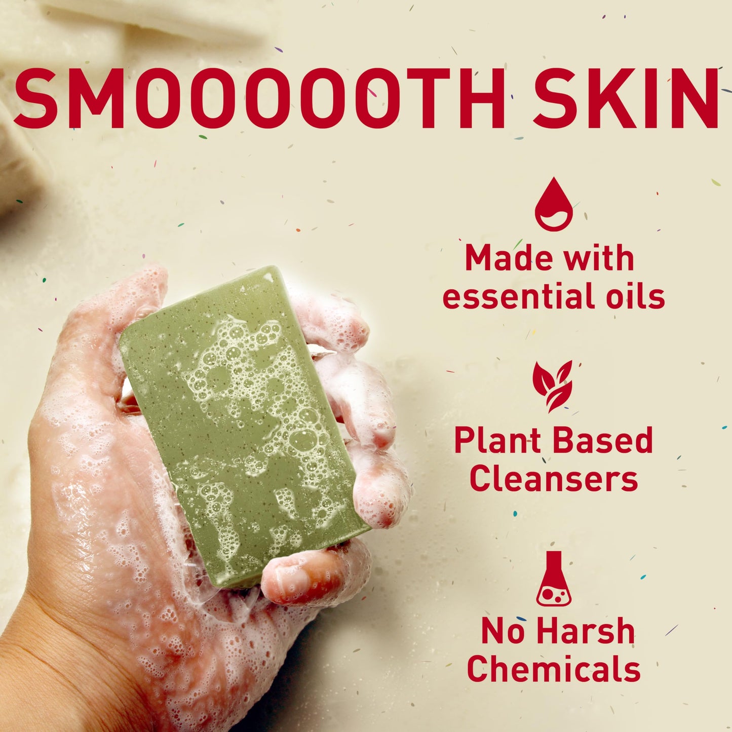 Old Spice Premium Bar Soap, Off the Grid Sandalwood + Aloe Vera Scent, With Plant Based Cleansers, 5.0 oz (Pack of 6)