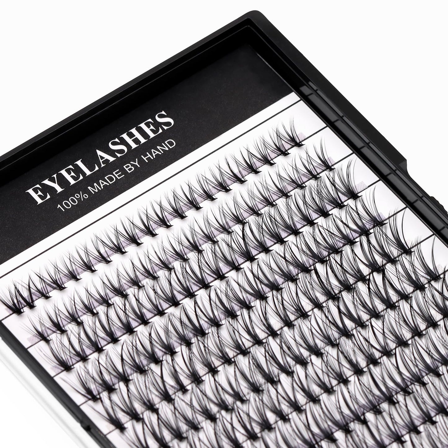 Vayator Large Tray 220 Cluster/Box Eyelashes 0.07 Thickness Eyelashes Individual Eyelash False Eyelashes Extension Eyelash 10D/20D/40D/50D Eyelash (20RR-10-12-14-16mm Mixed）