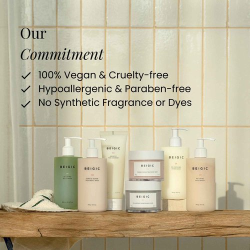 BEIGIC Scalp Massage Hair Brush - Non-Static Hair Scalp Massager Hair Growth - Small & Portable Detangler Brush