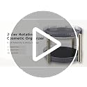 360° Rotating Makeup Organizer - 2 Tier Spinning Cosmetics Storage