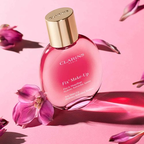 Clarins Fix Make-Up Setting Spray | 4-in-1 Makeup Setting Spray | 24H¹ Fresh and Flawless Makeup | 12H² Hydration | Locks Out Harmful Pollutants | Boosts Radiance | All Skin Types