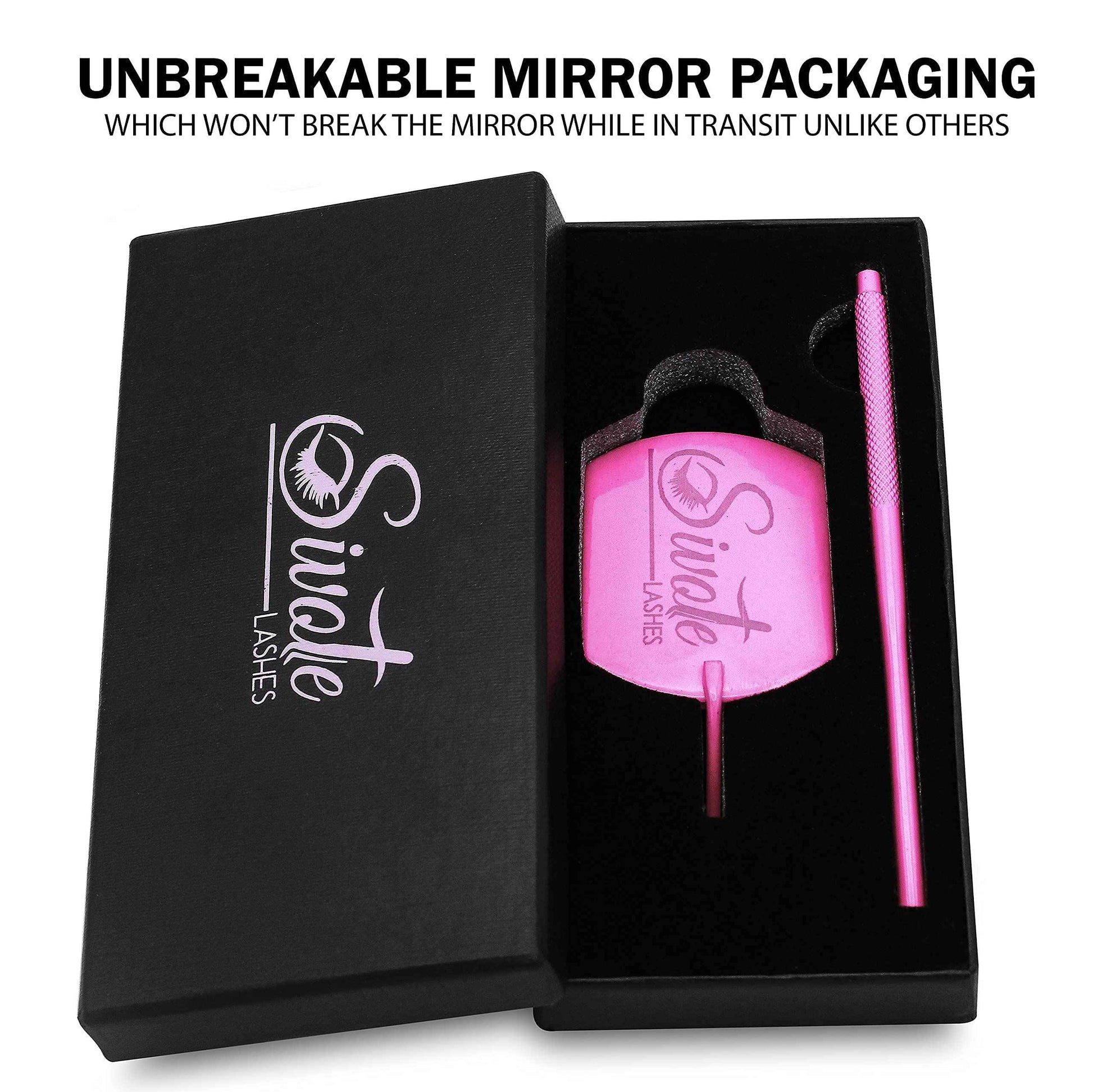 Professional Lash Tweezers + UPGRADED DESIGN Lash Mirror