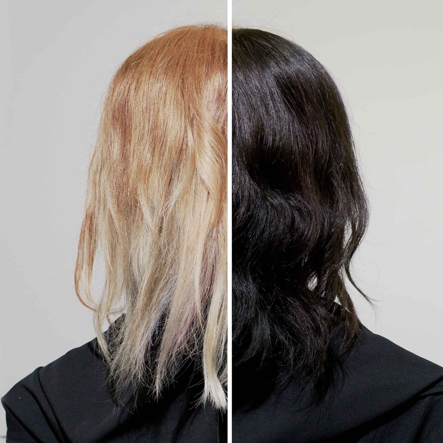 Pallure Color Pigment Refresher Mask Shine Kit, Semi Permanent Hair Color Depositing Conditioner, 8.5 Oz Jet Black