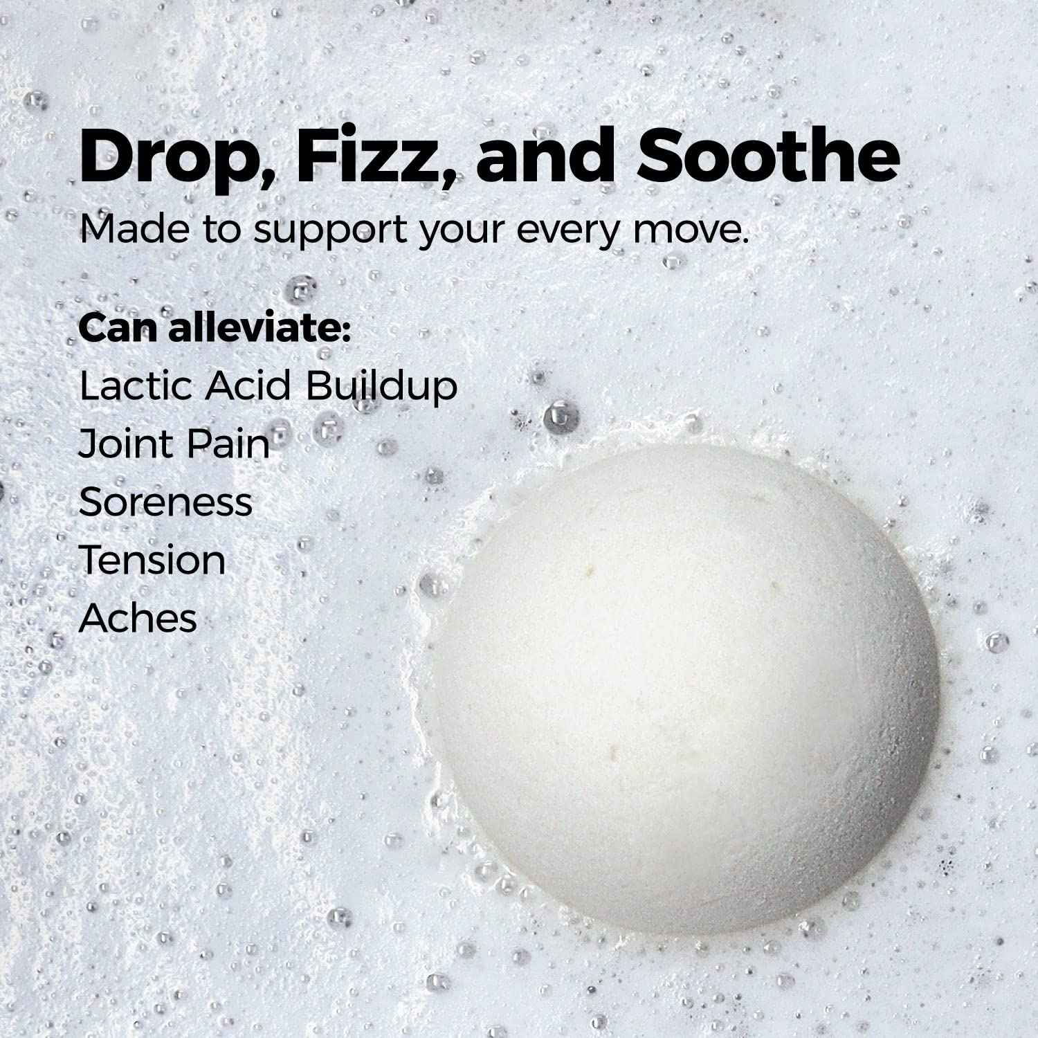 Muscle Rehab Magnesium Epsom Salt Bath Bombs - Fast-Absorbing Muscle Soak for Post-Workout Recovery - Bath Bombs for Sore Muscles and Pain- Tranquil Foot Soak Bombs - Athletic Recovery Bath - 2 Packs