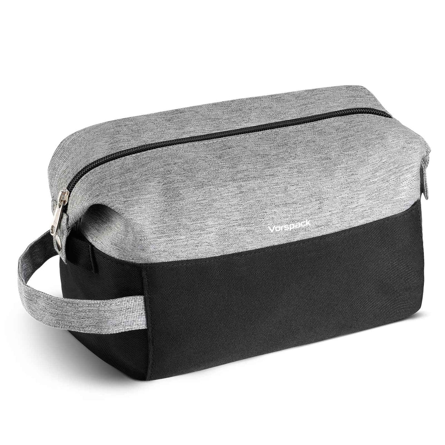 Vorspack Large Travel Toiletry Bag - Water Resistant Travel Bag for Toiletries, Cosmetics, Accessories, Gifts for Men - Black