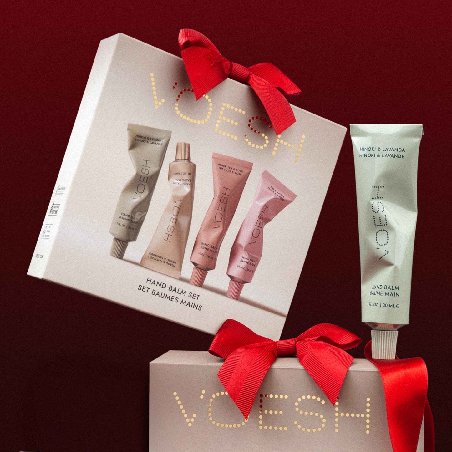 VOESH Vegan Hand Balm Holiday Gift Set - K-Beauty Korean Skincare, Deep Hydration That Lasts 24+ Hours