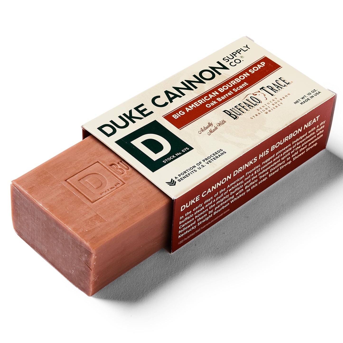 Duke Cannon Booze Soap 3-Pack Bourbon, Bay Rum, & Busch Beer - 10 oz Bars with Rich Oak Barrel, Citrus Musk, & Sandalwood Scents - Triple Milled, Large Size