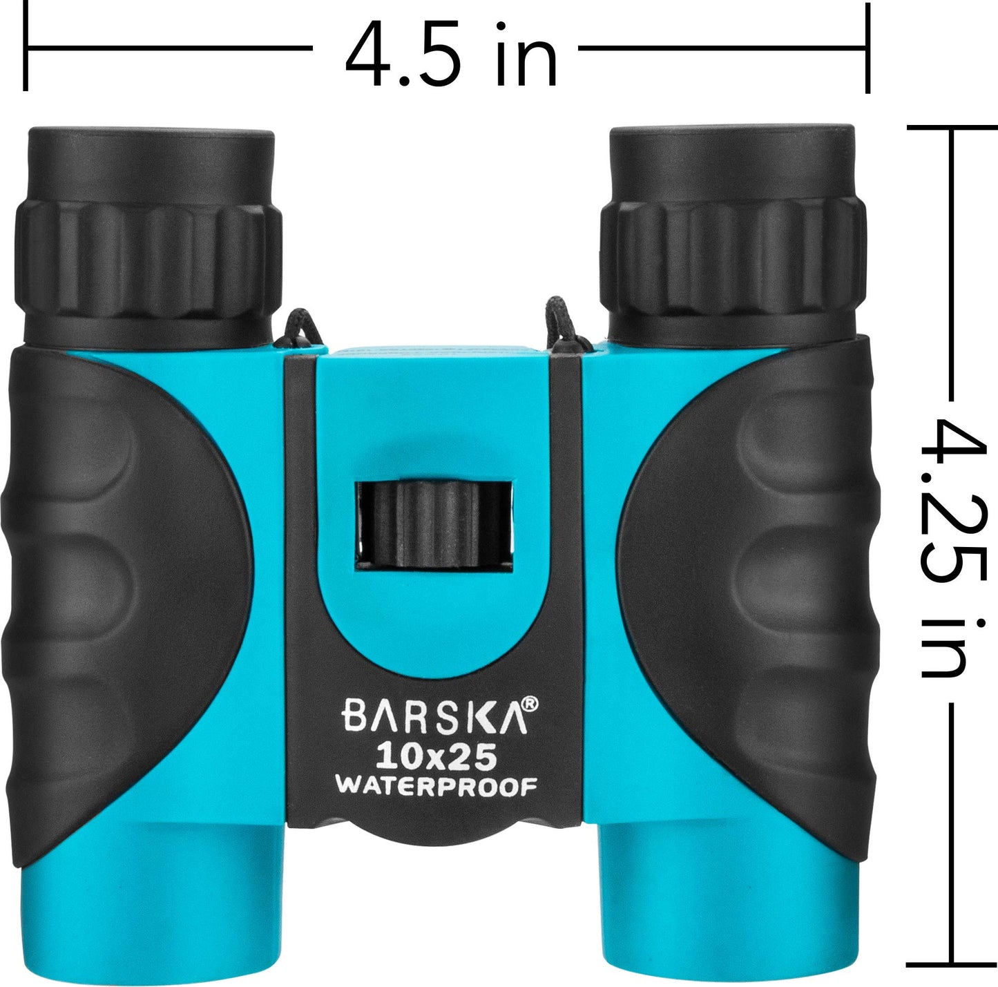 Barska 10x25mm Blue Waterproof Compact Binoculars (AB12726)