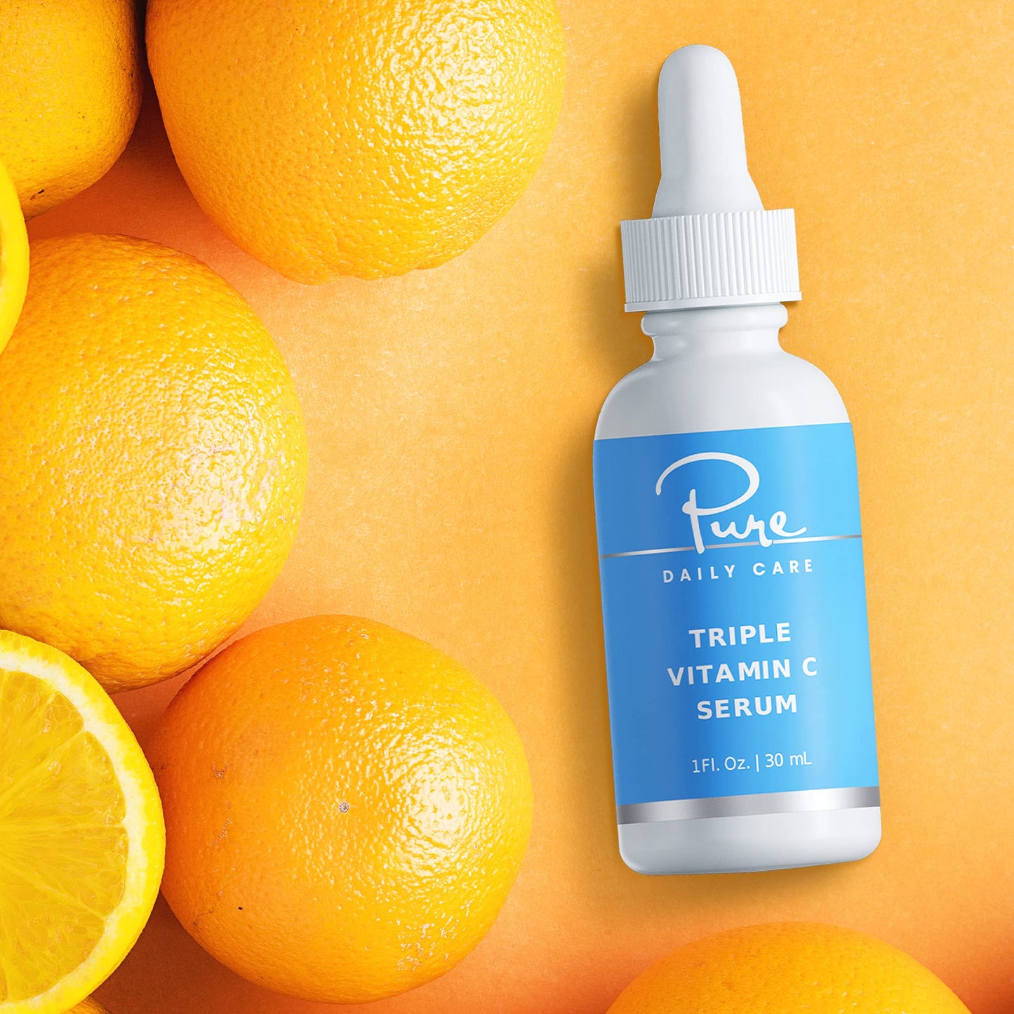 Triple Vitamin C Serum - Anti-Aging Antioxidant Brightening Clinical Grade Clean Skincare