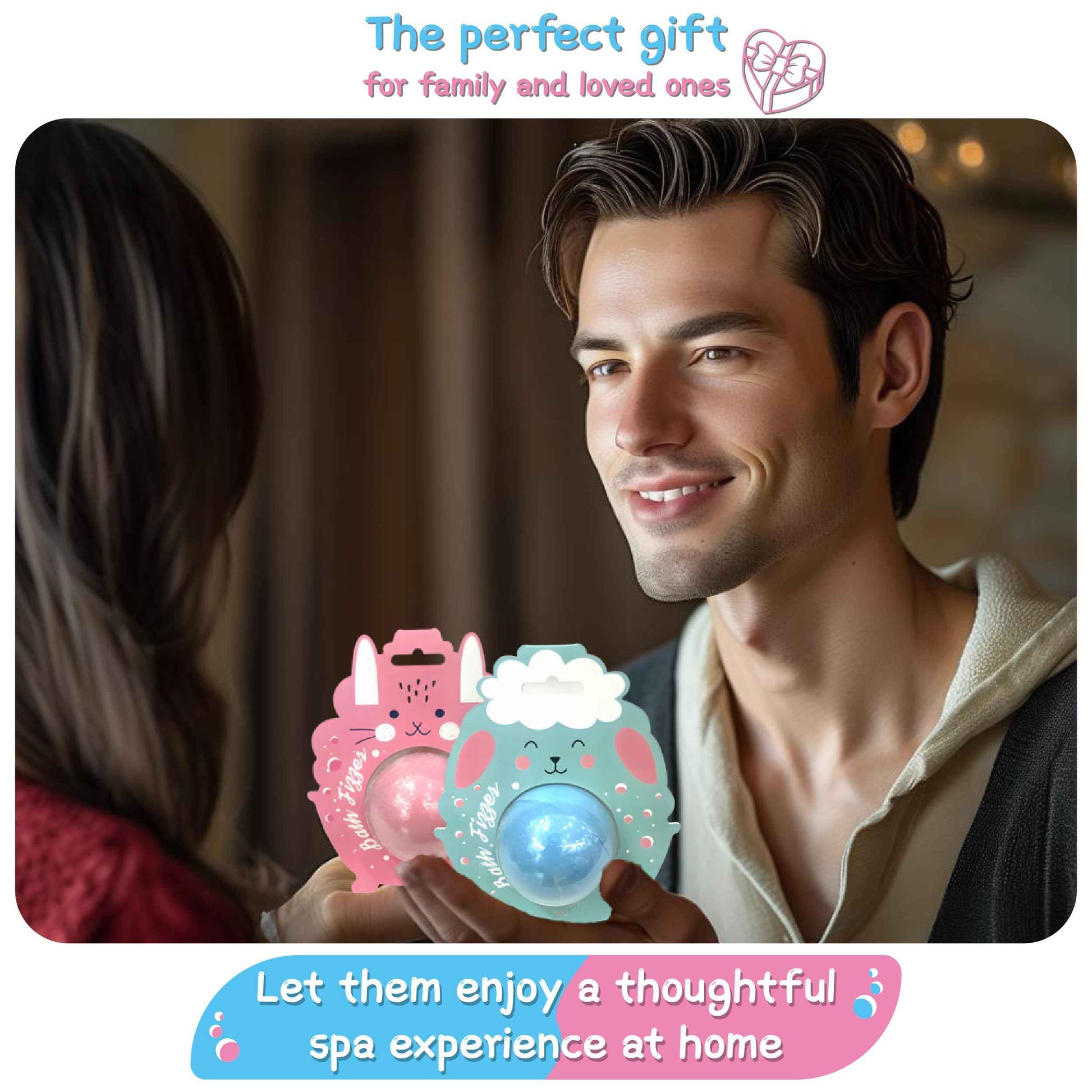 Bath Bombs for Women Gift Set,Handmade SPA Bubble Bath for Relaxing,Gift for Her/Him, Women, Girls, Wife, Mother,Four Styles and Four Fragrance（8pack）