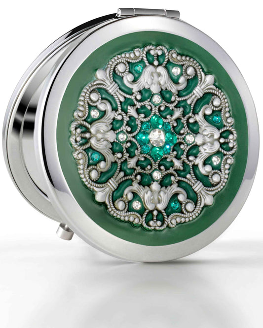 Elegant Compact Mirror for Purses - Valentines Gifts for Her - Gift for Mother of The Bride, Maid of Honor, Mother of The Groom, Daughter-in-Law, Sister-in-Law, Granddaughter