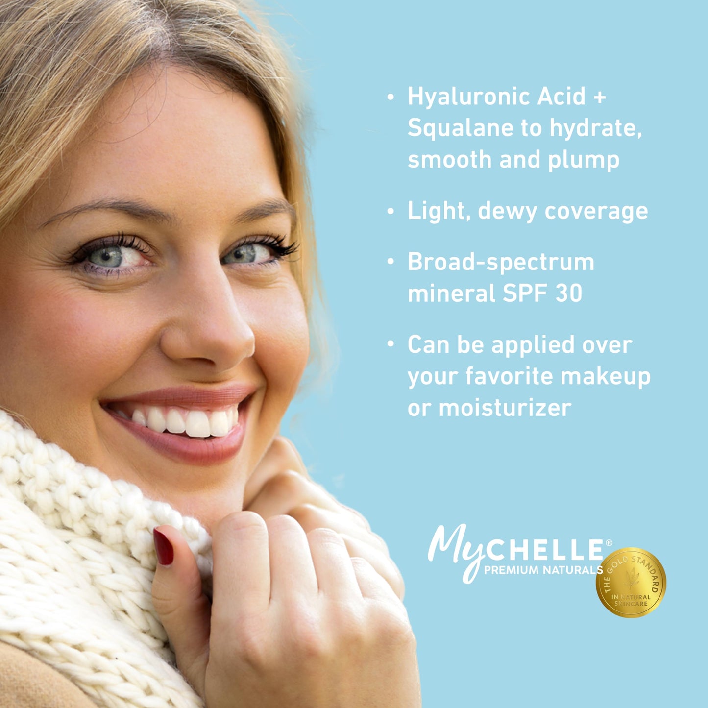 MyCHELLE Medium/Dark 3-in-1 Super Serum, 1 oz