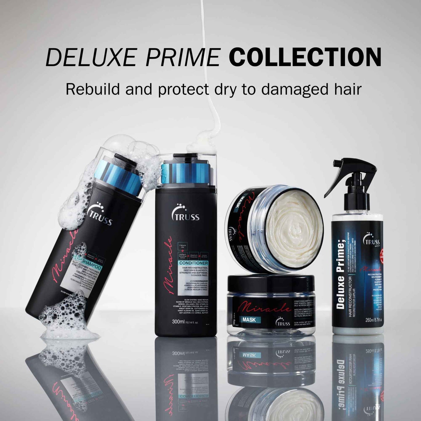 TRUSS Miracle Hair Shampoo - Anti-Aging & Color Protection Hair Shampoo for Women & Men - Formulated with Keratin & Vitamin E to Help Restore Elasticity & Shine (10.14 oz)