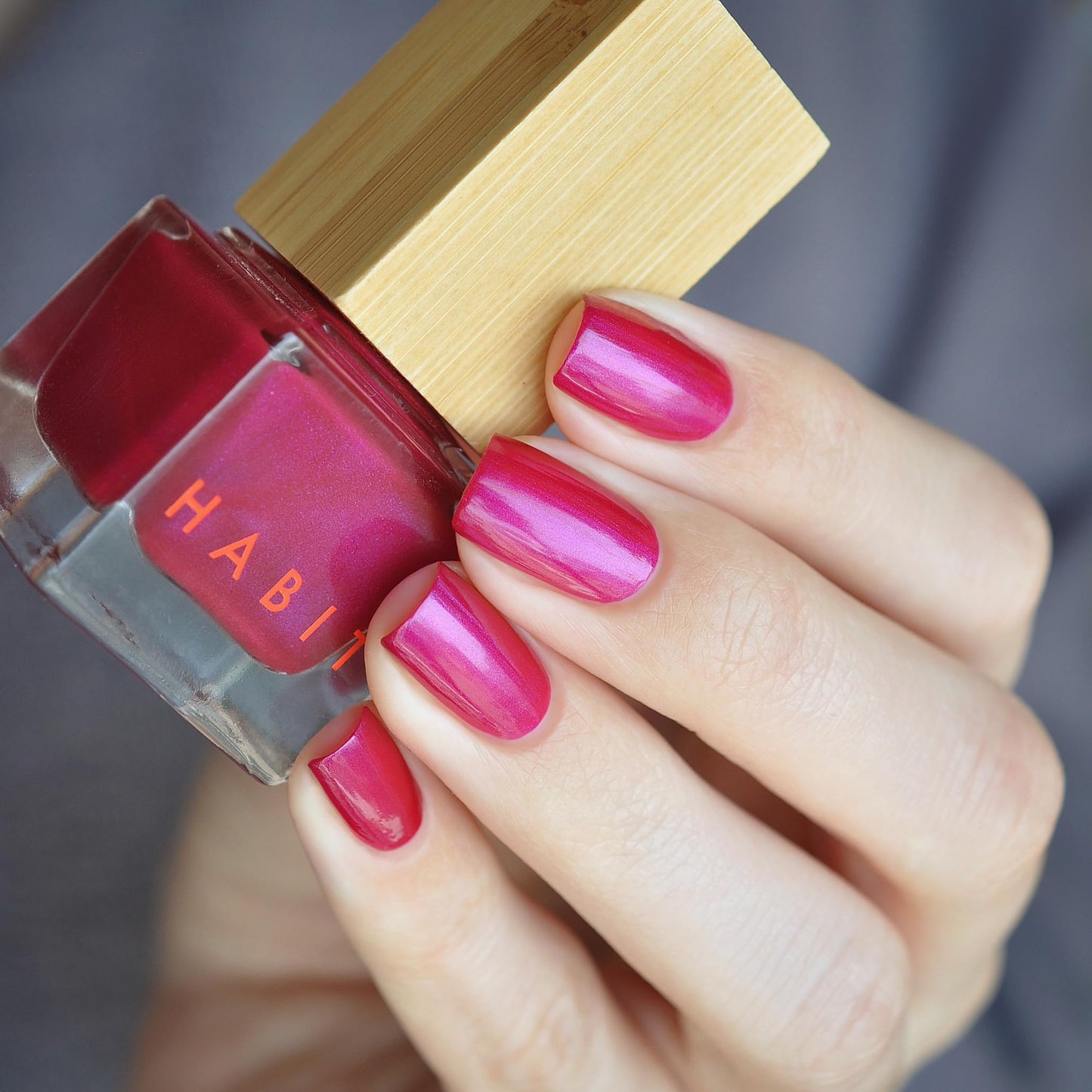 Habit Cosmetics | Vegan, Toxin-Free & Sustainably Packaged Nail Polish - Pink - 0.3oz (Darling Nikki)