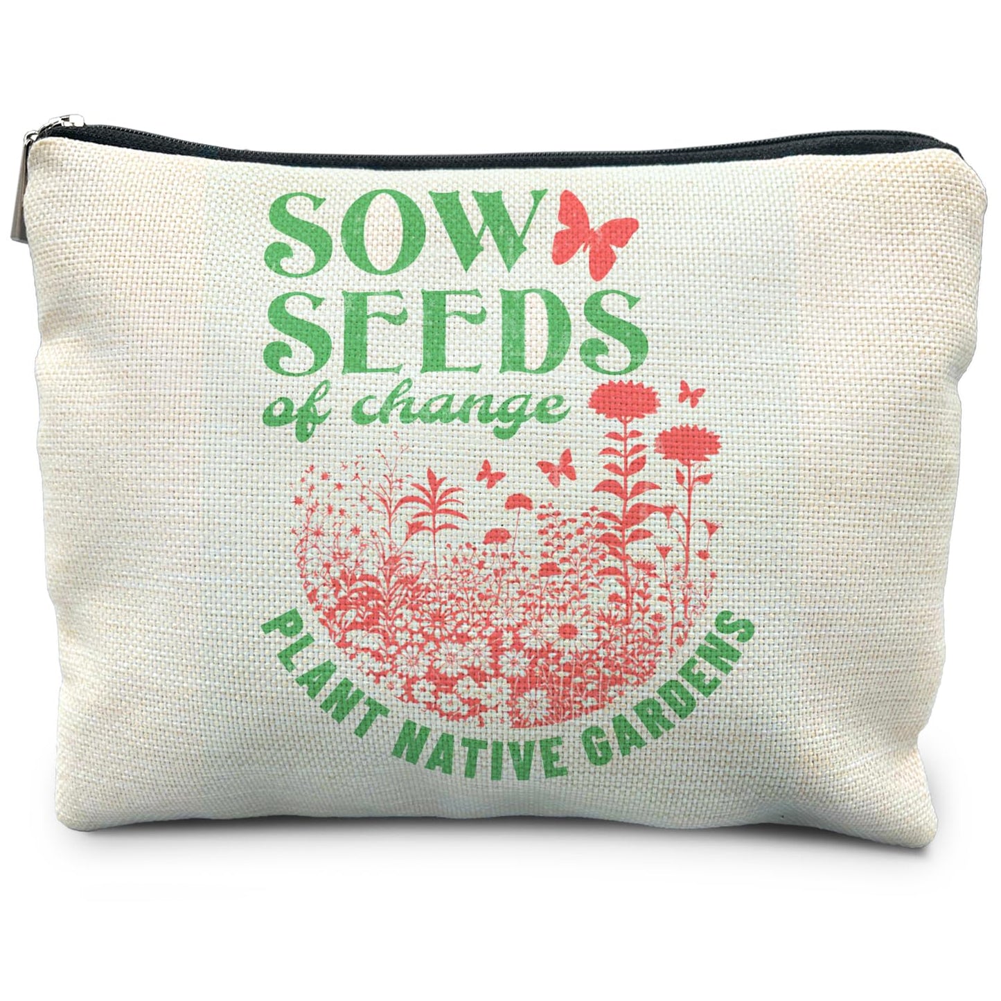 RYYCDOI Gardening Gifts for Women, Gardener Gifts Makeup Bag, Gifts for Plant Lovers Women, Plant Lady Gifts, Plant Mom Gifts, Plant Native Cosmetic Bags for Women