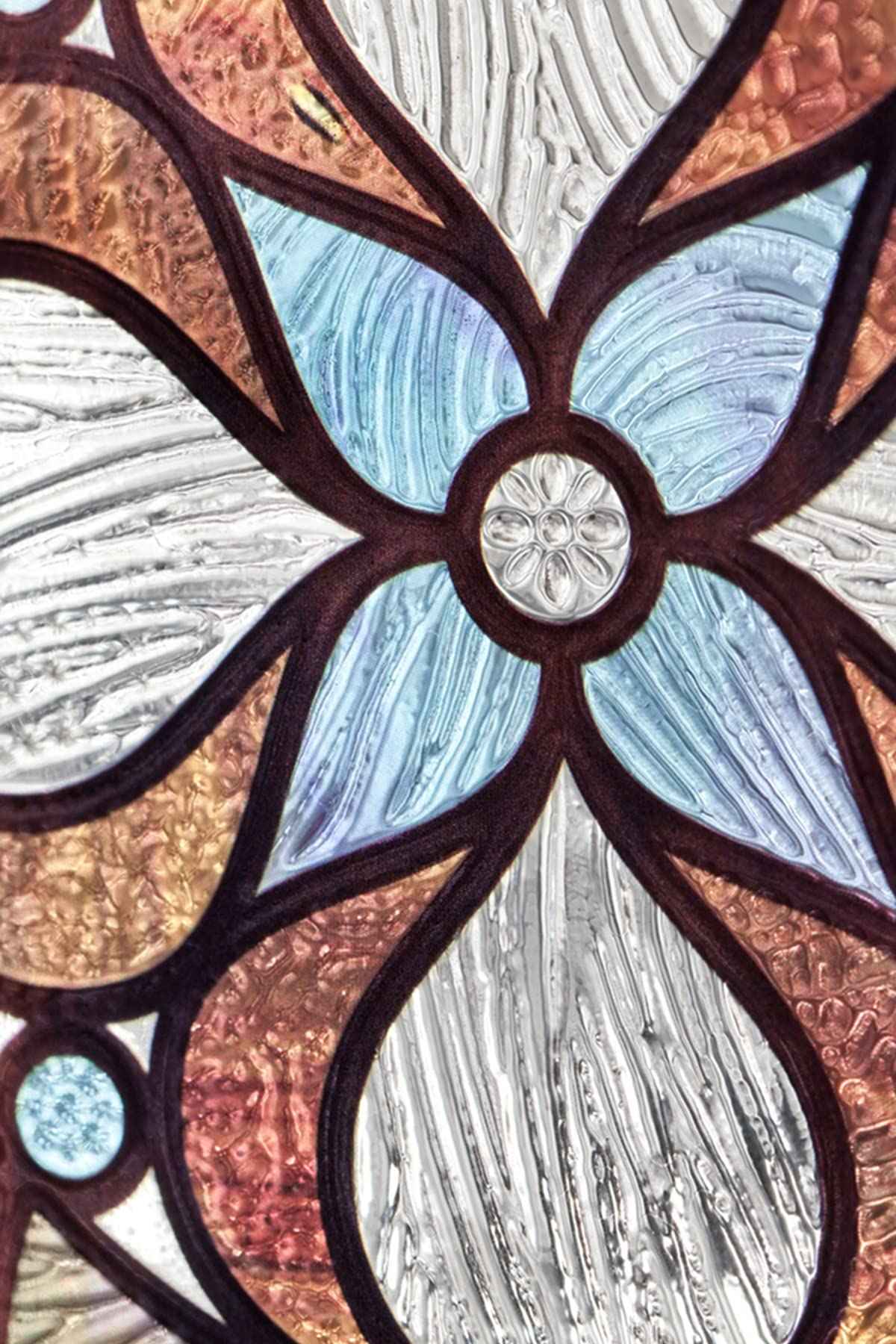 Artscape Venice Amber Window Accent 12" x 12" (Pack of 2)