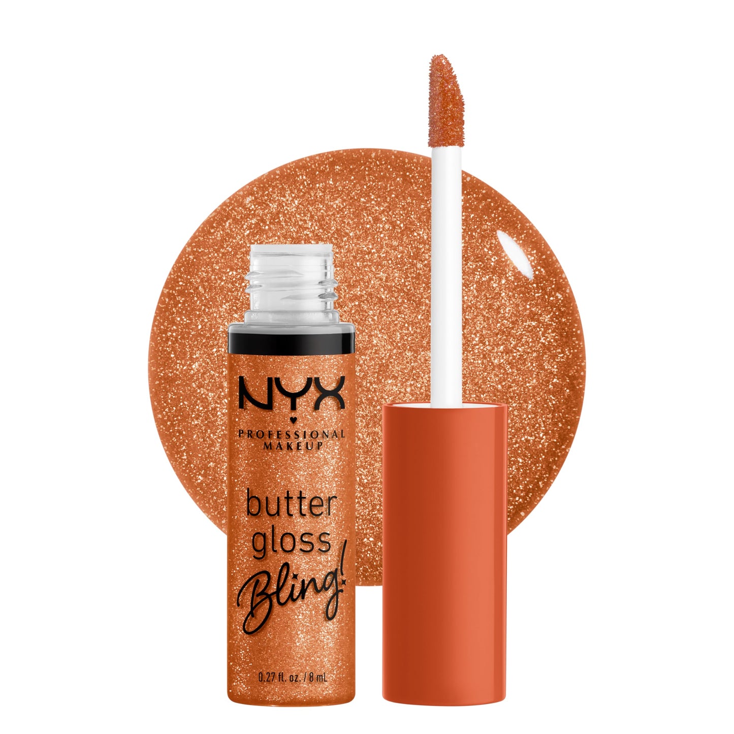 NYX PROFESSIONAL MAKEUP Butter Gloss Bling Lip Gloss, Non Sticky and Shiny Vegan Lip Makeup - Pricey