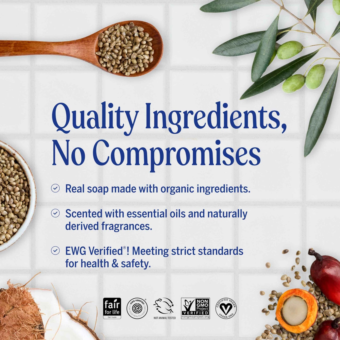 Dr. Bronner's Pure-Castile Magic Soap Bar (Citrus, 5 oz, 6-Pack)- Bath Soap with Regenerative Organic Certified Oils - For Face, Body & Hair - Gentle, Vegan - Bars for Men & Women