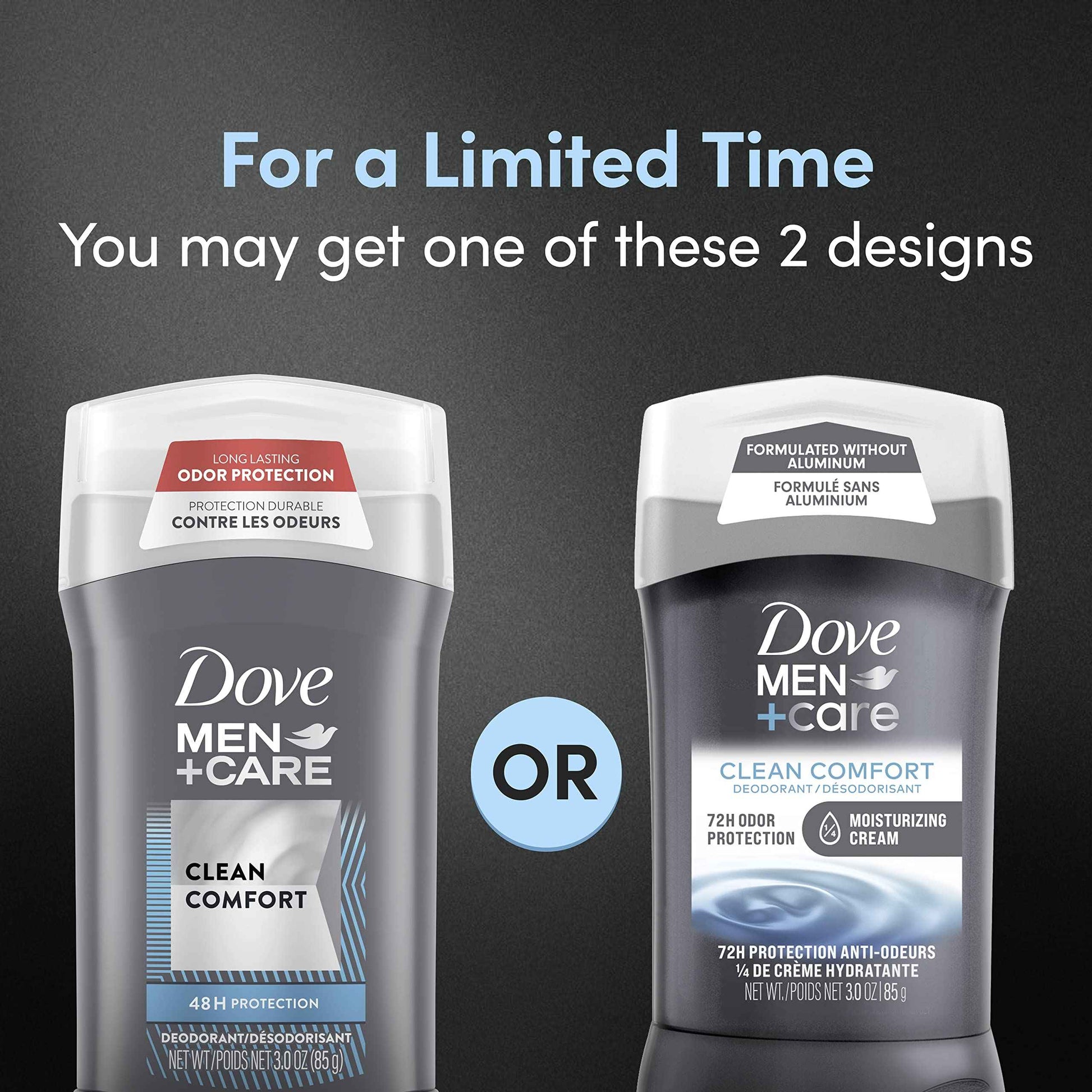 DOVE MEN + CARE Styling Aid Hair Product for a Medium Hold Sculpting Hair Paste & Deodorant Stick Moisturizing Deodorant For 72-Hour Protection Clean
