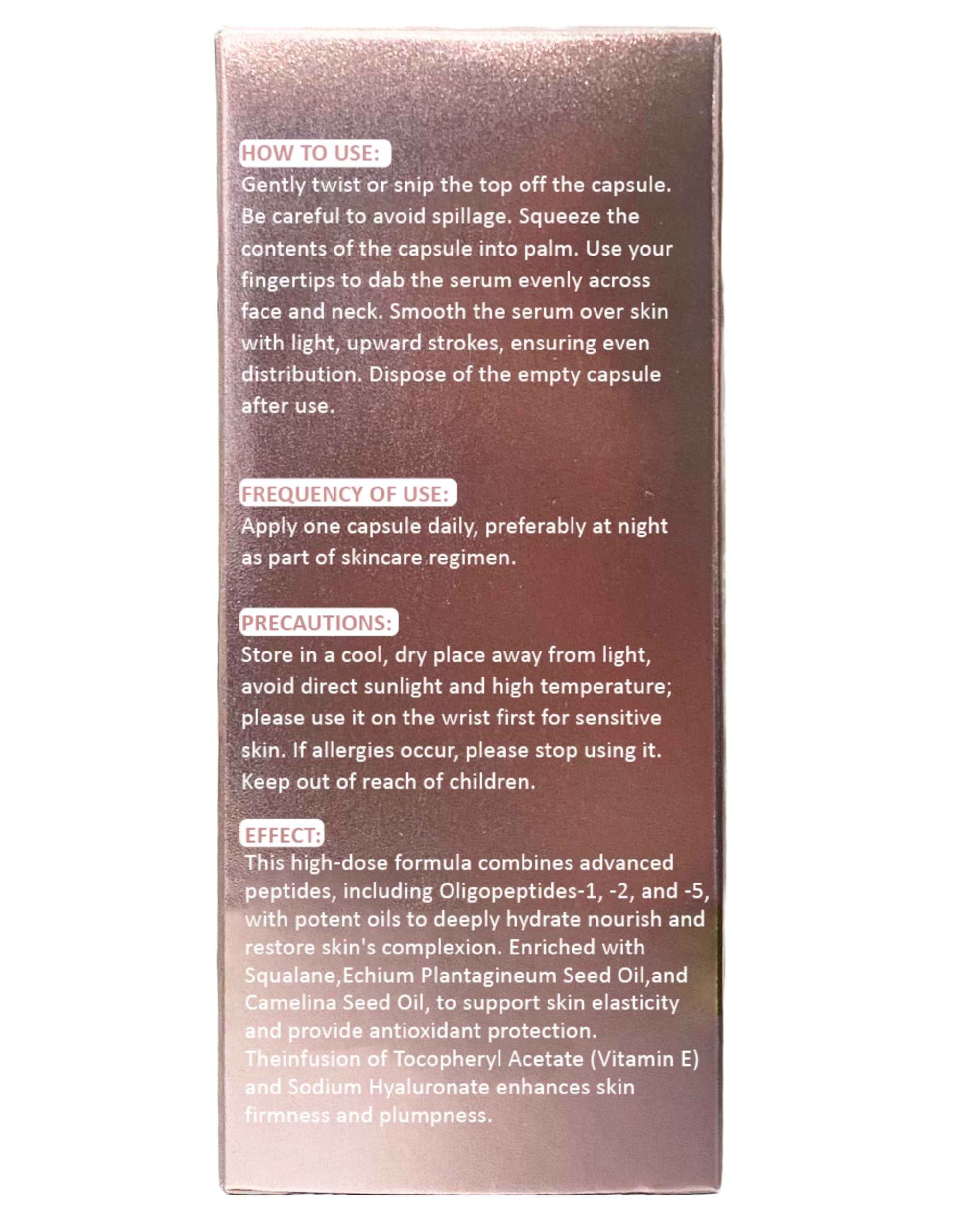 Retinol-Hyaluronate Serum Capsules (30 pcs) by AdditionM, Fine Lines, Wrinkles & Dark Spots - Fragrance-Free, Deeply Hydrating