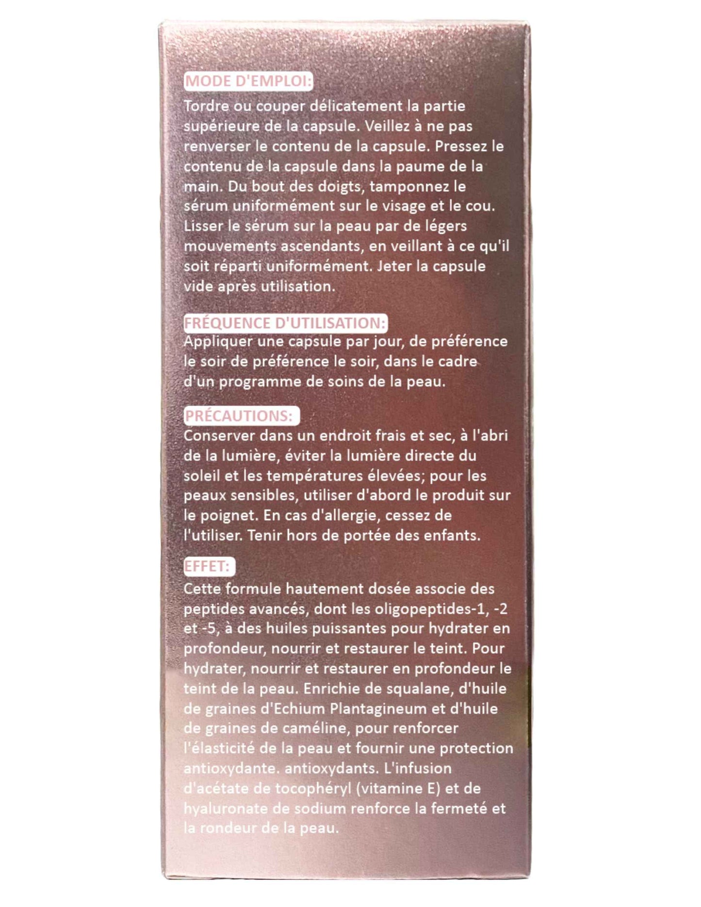 Retinol-Hyaluronate Serum Capsules (30 pcs) by AdditionM, Fine Lines, Wrinkles & Dark Spots - Fragrance-Free, Deeply Hydrating